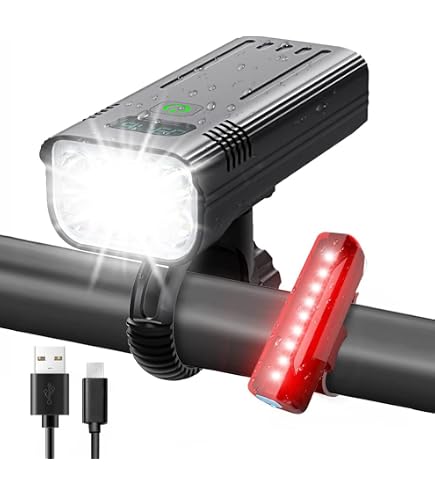 Luce Bici Anteriore 3 LED USB Ricaricabile – Impermeabile E Super Luminosa – 206g