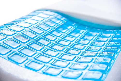 PharMeDoc Kissen aus Memory-Schaum mit Kühlendem Gel – Standardgröße – Auf Amazon das Kissen mit Höchstem Komfort für Optimale Unterstützung – Weich und Atmungsfähig – Bezug Maschinenwaschbar - 5