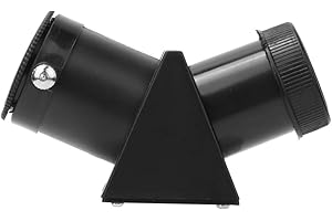 Lazmin 45-Degree Zenith Diagonal Mirror Accessory, 0.965inch/24.5mm Erecting Image Prism Diagonal Eyepiece with Dust Cover for Refracting Astronomical Telescop