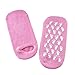 Makhry SPA Moisturizing Gel Socks with Vitamin E For Dry Cracked Heel Care Skin Repair Therapy Treatment Comfy Recovery Socks (Pink)