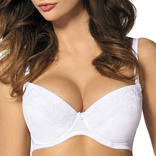 Gorteks - Sujetador básico - para Mujer Blanco 85AA