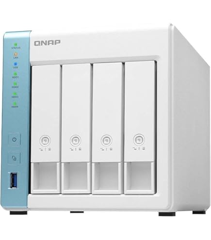 QNAP TS-433-4G-US 4 Bay NAS with Quad-core Processor, 4 GB