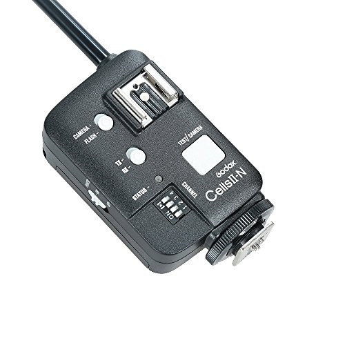 Godox Cells II-N Studio Flash D  clencheur Emetteur   R  cepteur Tout-en-Un Sans Fil i-TTL pour Nikon DSLR S  rie et Witstro V860 etc 