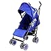 Zeta Citi Stroller Buggy Pushchair - Navy (Complete With Footmuff + Raincover)