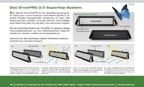 Growbox GrowPRO 2.0 L 100x100x200cm – idealer Growschrank / Growzelt / Zuchtschrank für Homegrow - 4