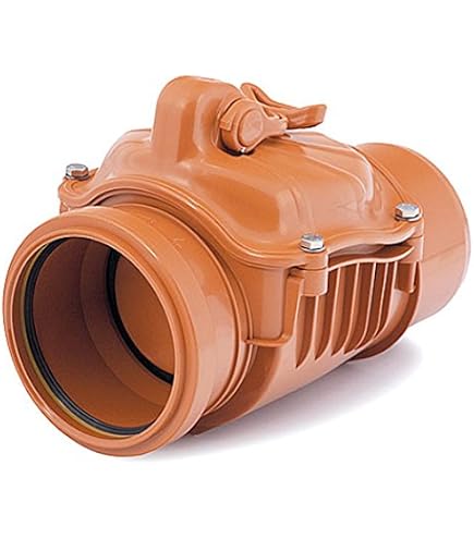 Scarico a pavimento, valvola anti-riflusso a chiusura automatica, tubo di drenaggio in PVC, scarico a pavimento, copertura anti odore per tubi di drenaggio esterni(110