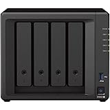 Synology DS923+ 4-Bay Diskstation NAS (AMD Ryzen™ 4 Threads R1600 Dual-Core 4GB Ram 2xRJ-45 1GbE LAN-Port) Bundle mit 4 x 4TB