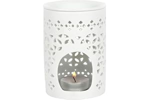 Tech Island Wax Burner, Ceramic Wax Melt Burners, Wax Melts, Aromatherapy Diffuser, Oil Diffuser, Essential Oil for Diffusers for Home Decor, Air Fresheners, Room Décor