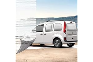 Dimexact Pellicola Protettiva Solare Adesiva Oscurante per Finestrini Auto, Parasole, Microforato, Larghezza 51 e 101 cm, in Rotolo