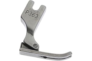 HICELLO Industrial Sewing Machine Steel Narrow Zipper Presser Foot P363 for Brother Juki 40322SH