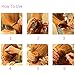 HuntGold 2Pcs Women DIY Fast Styling Volume Insets Hair Clip Boost Comb French Twist Maker