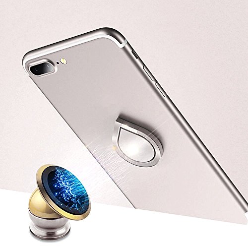 Staffa dell'anello Smart phone, IHUIXINHE 360 Â° di Rotazione Della Maniglia Staffa dell'automobile della Staffa a Forma di Cuore Comune, iPhone X 8 7 Plus 6 6S Samsung Galaxy 8