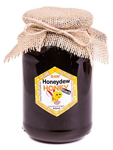 Miele di melata di conifere. Il re dei mieli da Polonia. 1,25 kg. Non pastorizzato, naturale. Molto sano e gustoso.