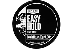 UPPERCUT DELUXE Easy Hold Midi, pomata per capelli da uomo, tenuta leggera, finitura naturale, pomata a base d'acqua da uomo si lava facilmente, 30 g