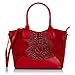 Produktbild FIRENZE ARTEGIANI Ledertasche Henkeltaschen MADE IN ITALY. AUTHENTISCHE ITALIENISCHE HAUT 36x27x16,5 cm. Farbe: Rot