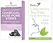 Pretty Tea Tree & Charcoal Nose Pore Strips Set - 2 x Packs of 6 - Deep Cleansing, Remove Blackheads & Unclog Pores