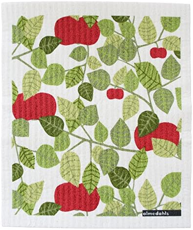 Almedahls "Red Orchard" Sponge Cloth, Green