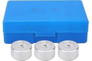 Zerodis 10Pcs Set 500g Grams Calibration Weight Kit Set Weight for Digital Balance Scale with Hooks and Ring Metal Weight Jewellery Scale