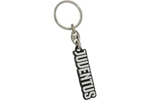 Juventus Portachiavi Metallo Scritta Juve Prodotto Ufficiale Idea Regalo Calcio