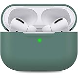 AHASTYLE Silikon Hülle für Airpods Pro Schutzhülle und Haut Case für AirPods Pro [Front-LED Sichtbar] [Kabelloses Laden] Komp