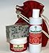 Sensual & Romantic Hand Made Natural Skincare Gift Set for Very Dry Skin with Essential Oils of Ylang Ylang, Geranium, Lavender and Rose from SheaByNature