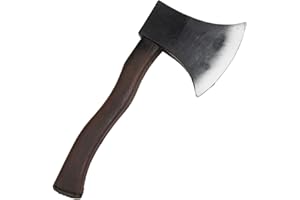BRISTOL NOVELTY Realistic Black Small Axe Toy Weapon (Pack of 1) - Perfect for Halloween, Historical, World Book Day, Cosplay, & Dress-Up Halloween Halloween