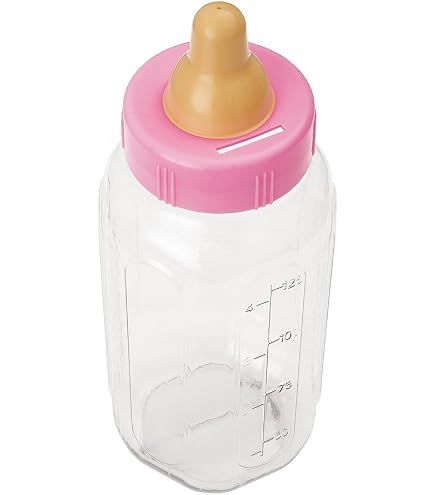 Sparschwein Als Babyflasche – Durchsichtige Münzbox, 28 Cm Groß, Perfekt Für Kinder & Babyparty-Spiele