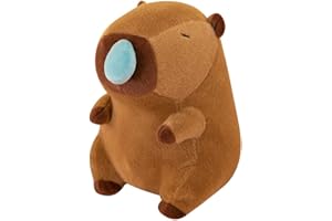 MASIF Giocattolo Peluche Capibara, Carino Capibara Peluche, Peluche Giocattolo Capibara Peluche Decorazioni, Bambola Di Peluche Con Bolle Di Moccio Estraibili, Regalo Per Bambini Adulti, 30cm