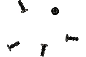 Perfect Part: 5 Stück PS4-Controller DualShock 4 Reparaturteil Ersatzschrauben (Schwarz, M5 x 10mm, Pozidriv, Rundspitze, Außensechskant, Legierter Stahl)