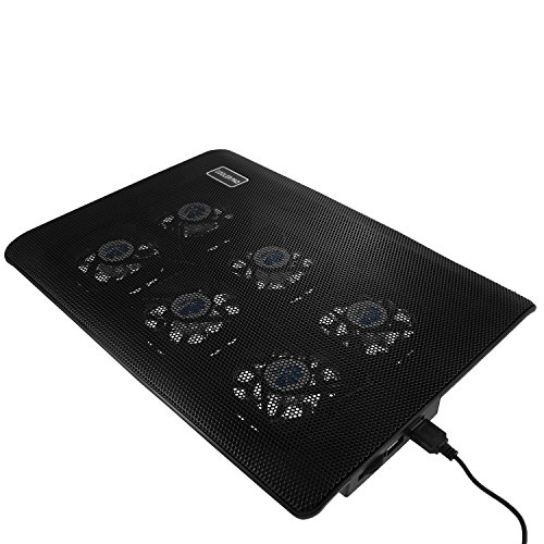AAB Cooling NC70 NOTEBOOK KÜHLER COOLER PAD LAPTOP 6-LÜFTER Ständer Kühlpad LED - 3