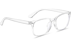 GOERPN Lunettes Anti Lumière Bleue,UV400 Lunette Gaming d'Ordinateur,Lunette Monture Transparent Homme Femme,Soulager Les Verres De Fatigue Des Lunettes,Pour Gaming,Lecture,écriture,Couture