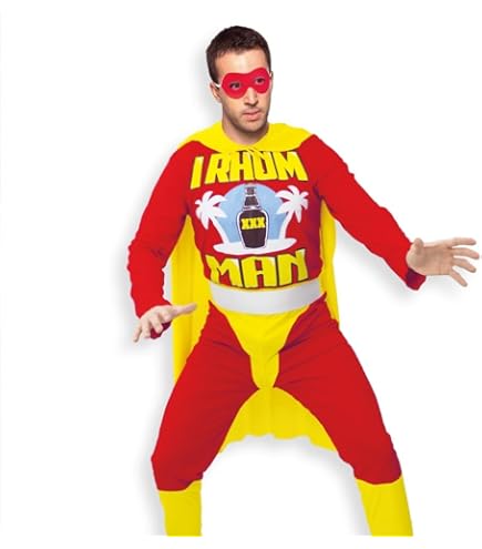 Captain vodka superheld kostuum man