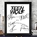 Produktbild Nachdruck eines Scripts mit Unterschriften der Besetzung von Teen Wolf, RP, PP – Dylan O 'Brien, Tyler Posey, Holland Roden, Linden Ashby und Melissa Ponzio, holz, Framed