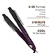 Produktbild SymbolLife Lonen Lonic 4 in 1 Haarglätter Hair Straightener Haarbürste Warmluftbürste Hair Brush Comb Glätten Lockenbürste für schnelleres Styling Lila