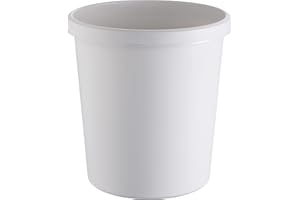 Helit H6105882 - kosz na papier "the german", 18 litrów, jasnoszary, z uchwytem na całym obwodzie, z tworzywa sztucznego, 1 sztuka