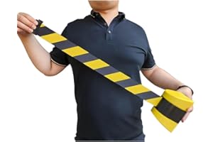 YUFANKAI Magnetic Wall Mount Queue Barrier Belt, Retractable Barrier, with ABS plastic housing, 5/10 m arning Belt People Guidance System (10M)