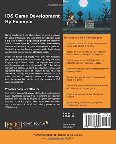 Book's Cover of iOS Game Development By Example