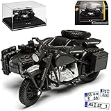 bmw gespanne kaufen Das Fahrzeug ist ca 6 cm lang Cararama B-M-W R75 Afrika Korps Wehrmachtsgespann mit Seitenwagen Grau 1941-1944 mit Sockel und Vitrine 1/43 Modell Motorrad mit individiuellem Wunschkennzeichen