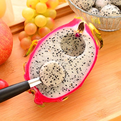 Sanwood Edelstahl Doppel Melone Eis Baller Scoop Obst Löffel Küche Werkzeug - 4