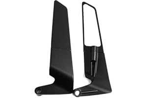 GFYWZ Rétroviseurs latéraux pour MT 07 Pour MT07 Pour MT 09 Pour MT09 SP MT 10 MT10 SP Miroirs Moto Stealth Winglet Kit Miroirs Pour Tourner Rétroviseurs Réglable Moto Rétroviseur