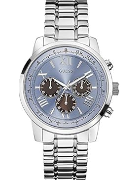 Guess Herren-Armbanduhr Chronograph Quarz Edelstahl W0379G6