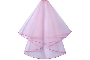 SYAYA Wedding Veil for Brides, Women Bridal Veil, Simple Tulle Cathedral Veil for Bachelorette Party & Wedding Hen Party W-V-1