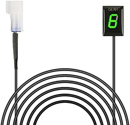 IDER for Kawasaki ZX-6RR/ZX-10R/ER-6 N/F/Ninja 650R/Vulcan 900 / VN900 Plug &amp; Play Waterproof Motorcycle Motor Bike Gear Indicator Green LED Display