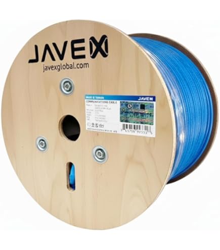 Panduit PUR6AV04BU-G Copper Cable, Cat 6A, 23 AWG, U/UTP, CMR