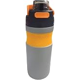 Trendix &Ccedil;elik İ&ccedil;li Termos 500Ml Gri-Sarı