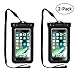 Produktbild Expresstech @ Universelle Wasserdichte hülle tasche Handytasche beutel handyhülle Schutzhülle Strand-Tasche IPX8 (2Pcs) für Wassersport Strand Radfahren Angeln Wandern Schwimmen Bootfahren