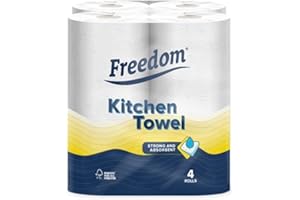 PHOENIX Freedom Brand Household Towel, 16 Rolls, Twin Layered Strength Kitchen Rolls