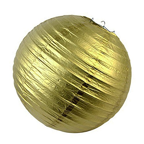 SUNBEAUTY 11er Set Gold Rosa Weiß Tissue Papier Honeycomb Wabenball Lampion Pom Poms Party Feier Geburtstag Hochzeit Dekoration - 5