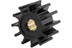 CARBOLE Pompa wodna wirnik 12 łopatek do łodzi Jabsco Sierra GLM Mallory Onan Perkins Yanmar Johnson 09-1027B 09-1027B-1 OMC 3588256