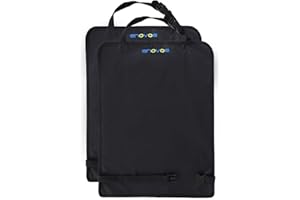 Enovoe Back Seat Protector for Kids - 2 Pack - Premium Quality Protection for Upholstery from Dirt, Mud, Scratches - Extra Large Car Seat Protector